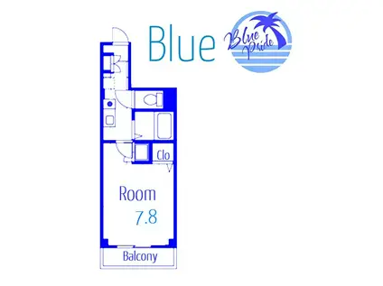 セキュール(1K/1階)の間取り写真