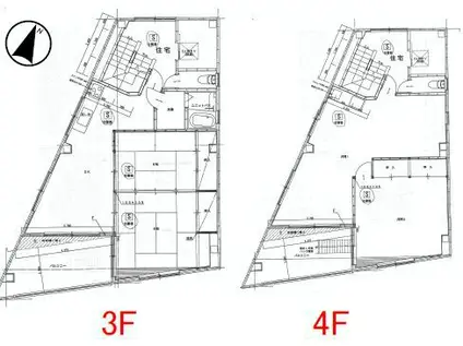 新井ビル(ワンルーム/3階)の間取り写真
