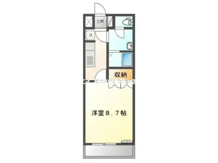 サンコート瀬戸 II(1K/1階)の間取り写真