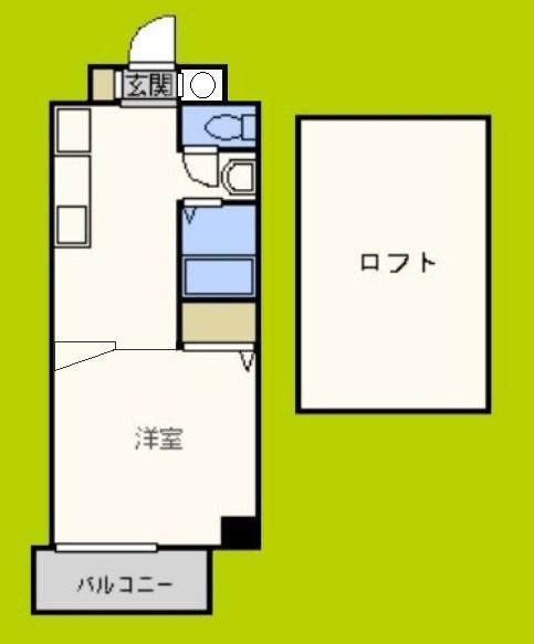 ボンジュール九条南(ワンルーム/5階)の間取り写真