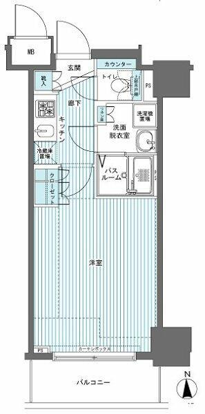 フェニックス西参道タワー(1K/5階)の間取り写真