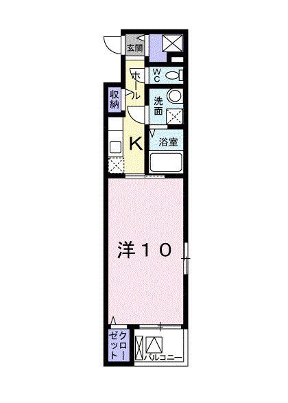 エルブルース(1K/5階)の間取り写真