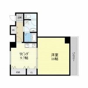 ヒルトップハウス(1LDK/8階)の間取り写真