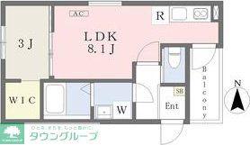 MOVE中村公園サウス(1LDK/1階)の間取り写真