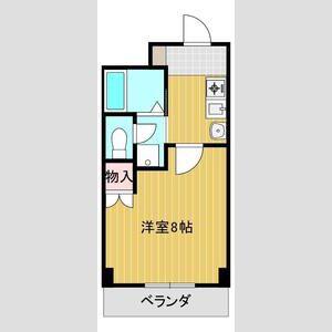 ANNEX121(1K/3階)の間取り写真