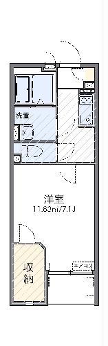 レオネクストアベニール麻生II(1K/3階)の間取り写真