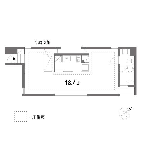 SCHIRMBERG(1K/6階)の間取り写真
