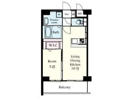 ウィリングコージー(1LDK/4階)の間取り写真