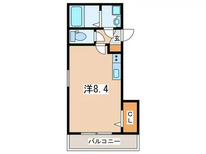 本町2丁目工事(ワンルーム/1階)の間取り写真