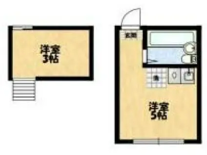 アーバンプレイス和泉II(ワンルーム/2階)の間取り写真