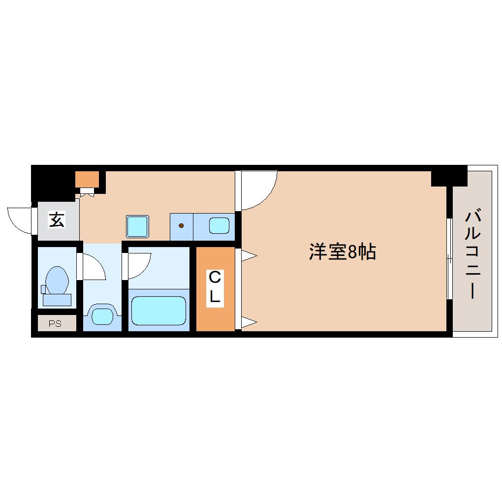PLANTIER(1K/2階)の間取り写真