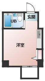 リラッサ大和田(ワンルーム/3階)の間取り写真