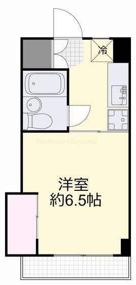 コーポきょうざんA棟(1K/2階)の間取り写真