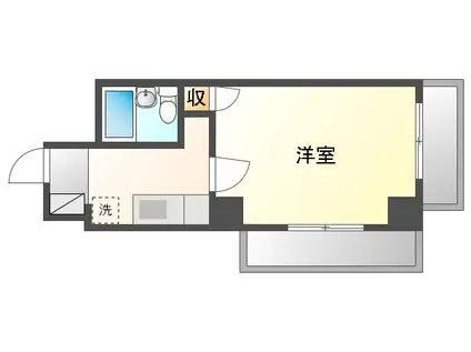 プレアール大供II(1K/2階)の間取り写真