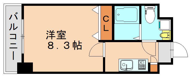 NO.71オリエントトラストタワー(1K/4階)の間取り写真