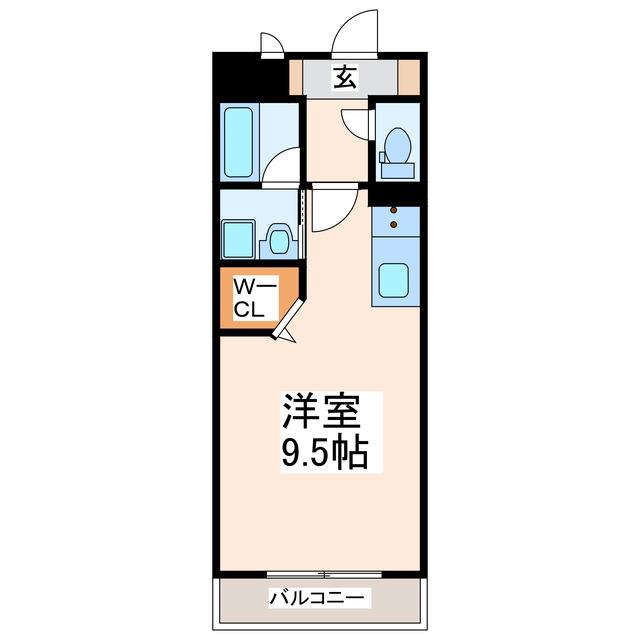 サムティ慶徳レジデンスII(ワンルーム/3階)の間取り写真