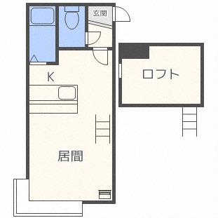 PLAZA IN 北32 A棟(ワンルーム/3階)の間取り写真