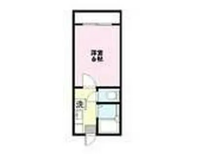 メゾン・ド・フオレ境港(1K/1階)の間取り写真