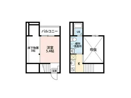 LUMIRE IV(ワンルーム/1階)の間取り写真