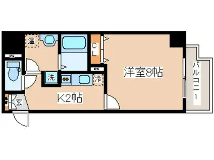 アドバンス三宮IIライズ(1K/5階)の間取り写真