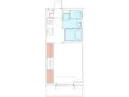 リブリ・サンライズ相模大野(1K/2階)の間取り写真