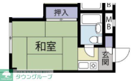 クロノス新狭山(ワンルーム/3階)の間取り写真