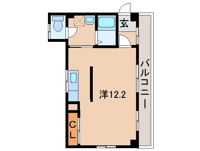 ニュー三喜マンション(ワンルーム/4階)の間取り写真
