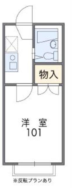 レオパレスビレッジ光が丘参番館(1K/2階)の間取り写真