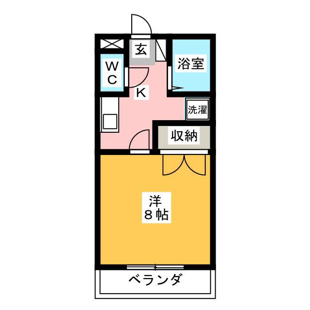 セピア・ミカド(1K/3階)の間取り写真