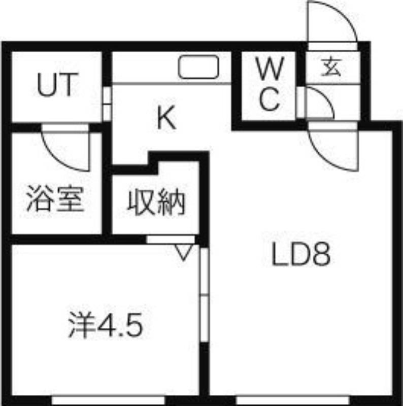 サンテモンターニュ(1LDK/3階)の間取り写真