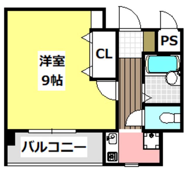 エンゼルウチダ(1K/4階)の間取り写真