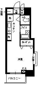 フェニックス早稲田第2(ワンルーム/4階)の間取り写真