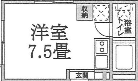 創新三ノ輪レジデンス(ワンルーム/3階)の間取り写真