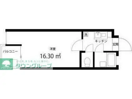 I.TERRACE(1K/1階)の間取り写真