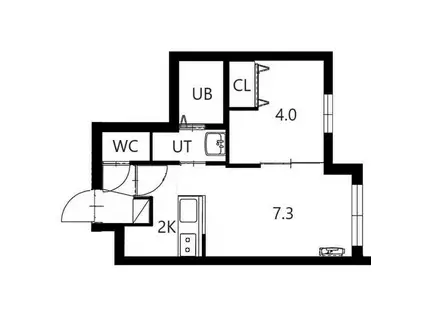 LAGOM N15(1LDK/1階)の間取り写真