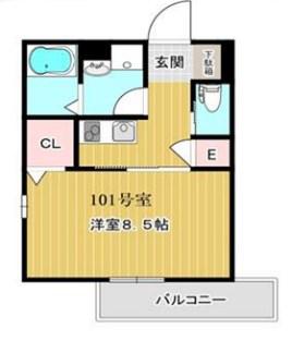 NOWHOUSE有馬(1K/1階)の間取り写真