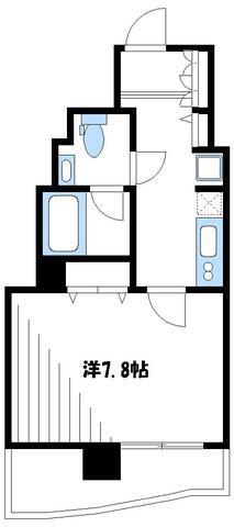 アーバンフラッツ町田(ワンルーム/14階)の間取り写真