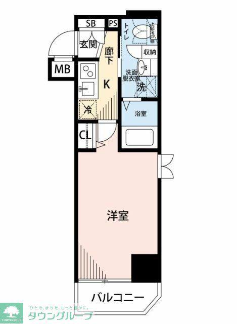 マイナビSTAYプレシャス吉祥寺本町(1K/8階)の間取り写真