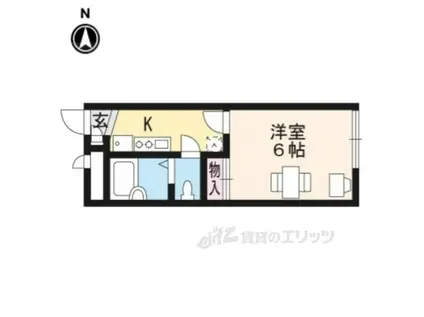 レオパレス伸和(1K/2階)の間取り写真