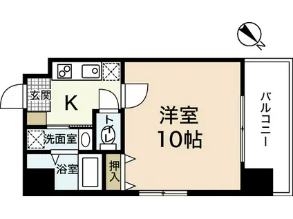 BOND.BLD(1K/4階)の間取り写真