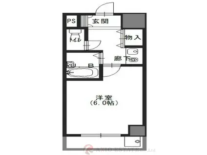 サンライズ壱番館(1K/2階)の間取り写真