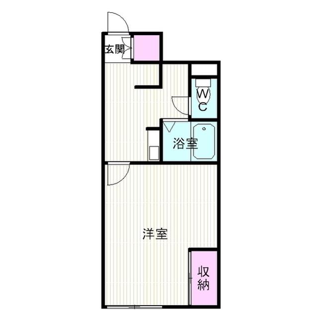 JR東海道本線 沼津駅 バス乗車時間:20分 最寄りバス停で下車 徒歩7分 2階建 築18年(1K/2階)の間取り写真
