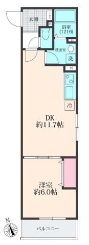 FOREST RESIDENCE TOKIWADAI(1LDK/2階)の間取り写真