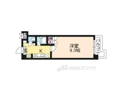 アートプラザ124(1K/4階)の間取り写真