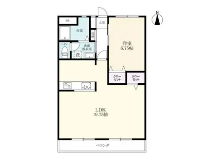 MT-16(1LDK/6階)の間取り写真