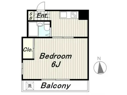 ファミール大塚(1K/1階)の間取り写真