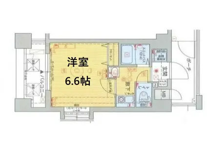 エステムコート新神戸エリタージュ(1K/5階)の間取り写真