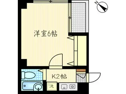 ファインズコート川崎南(1K/5階)の間取り写真