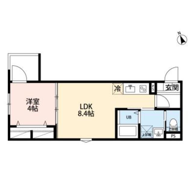ROBOT HOME HOSHIGAOKA(1LDK/2階)の間取り写真