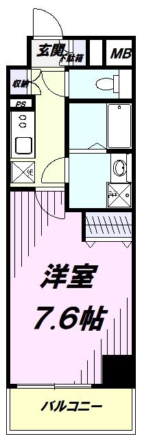 NーSTAGE上北台(1K/3階)の間取り写真